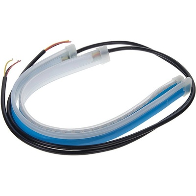 LED pásek, dynamické blinkry oranžová / poziční světla bílá, 30 cm
