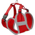 Ferplast - Nikita Harness M - Нагръдник за кучета с подплата и отразяващи шевове, вратна обиколка 30-43 см и гръдна 38-55 см. червен