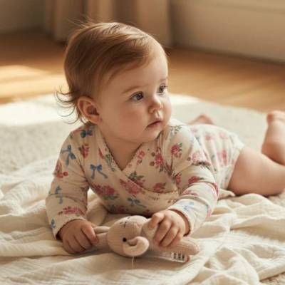 Body s dlouhým rukávem zavinovací MINNIE Bella Rosita Konges Slojd