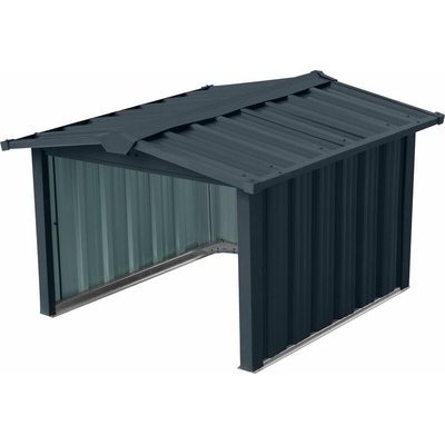 Strend Pro Garden Domček Strend Pro na robotickú kosačku garáž plech antracit 86 x 88 x 60 cm