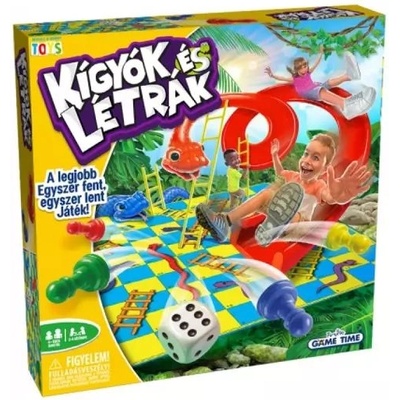 Funville Змии и стълби настолна игра 61151 - на унгарски език (61151)