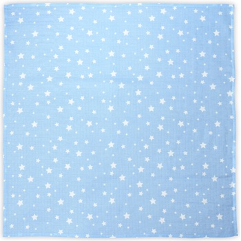 Lorelli Памучна пелена Lorelli - 80 х 80 cm, сини звезди (10340092305)