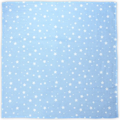 Lorelli Памучна пелена Lorelli - 80 х 80 cm, сини звезди (10340092305)