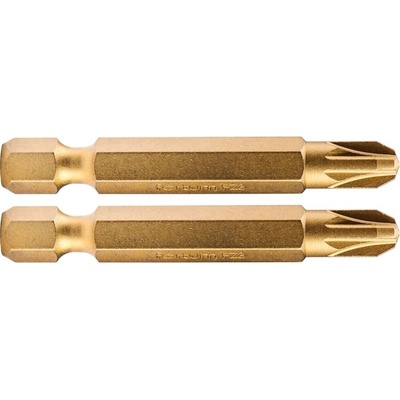hrot křížový pozidriv sada 2 ks PZ 3 x 50 mm titan