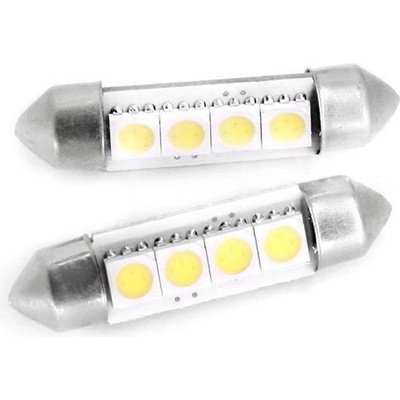 Interlook LED C5W 4 SMD 5050 studená bílá 39mm