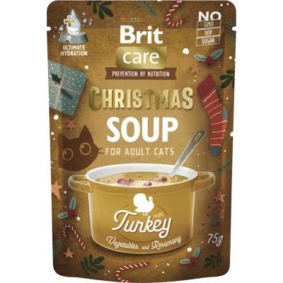 Brit Care Cat Vánoční polévka morka 75 g