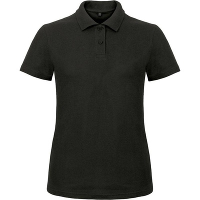 B&C ID.001 /women Dámske piqué polo čierna