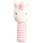Keel Toys Keeleco, Бебешка дрънкалка стик, Еднорог, 14 см
