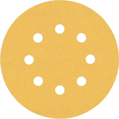 BOSCH Brúsny papier EXPERT C470 s 8 otvormi, 125 mm, zrnitosť 120, 50 ks 2608900912