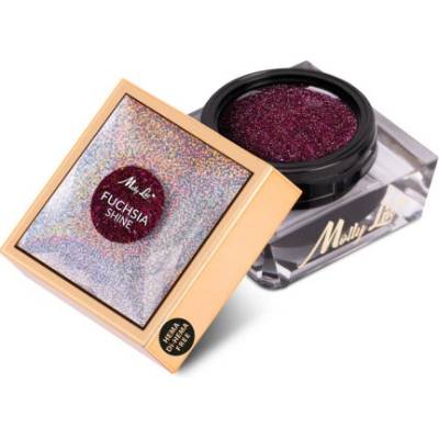 MollyLac Fuchsia Shine stavebný gél na nechty Hema Free 15g