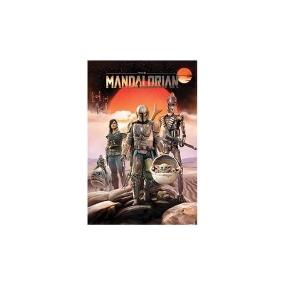 Donga Plagát - Star Wars The Mandalorian (Group)