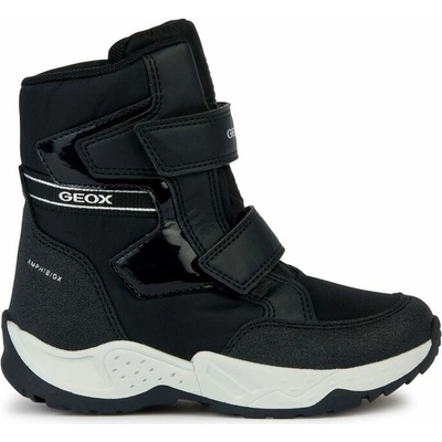 Geox SENTIERO GIRL B Černá Bílá