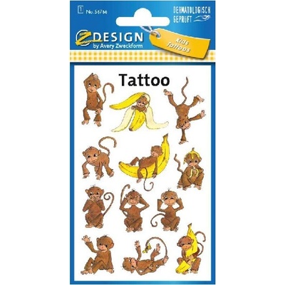 AVERY Стикер за татуировка AVERY monkey 56766 (56766)