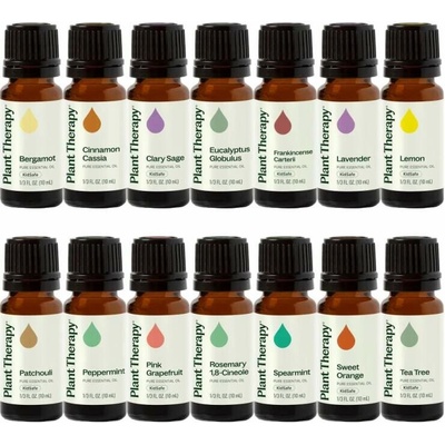 Plant Therapy Set Top 14 jednotlivých esenciálnych olejov 14 x 10 ml