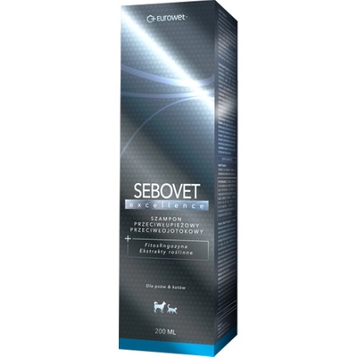 SEBOVET excellence Šampon proti lupům pro kočky a psy 200 ml