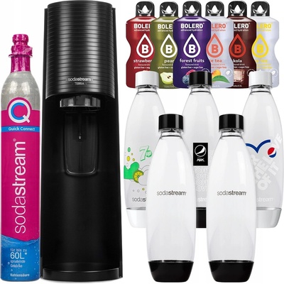 SodaStream Terra Megapack Černá – Zbozi.Blesk.cz