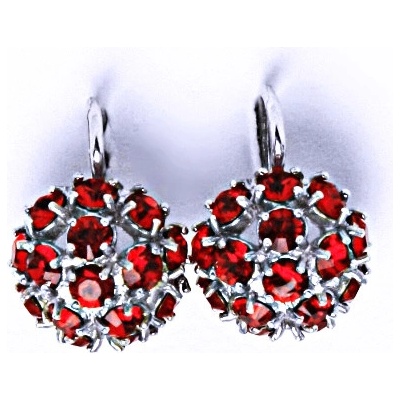 Čištín půlkoule s krystalem Swarovski Light Siam NK 1337
