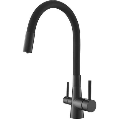 Inter Ceramic Стоящ смесител за кухня, Inter Ceramic, ICF 7107801B, с превключвател (7107801B)