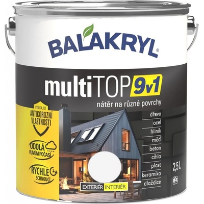 Balakryl MultiTOP 9v1 RAL 9003 bílá 2,5 L