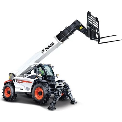 Bburago Construction Bobcat Teleskopický manipulátor s paletovými vidlemi + paleta 1:50