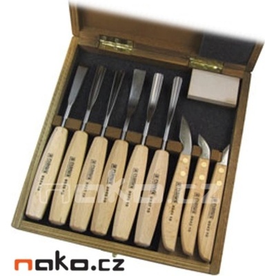 NAREX sada řezbářských dlát v dřevěné kazetě 8948 13 – Zboží Dáma