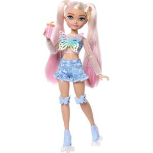 Barbie Кукла Barbie Dream Besties - Барби Малибу с ролкови кънки (JFX96)