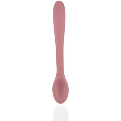 Zopa Silikónová lyžička Mustard Yellow Old pink
