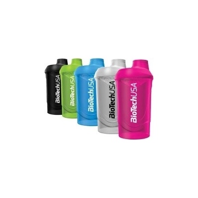 BioTech USA Shaker „WAVE“ 600 ml modrý, modrá