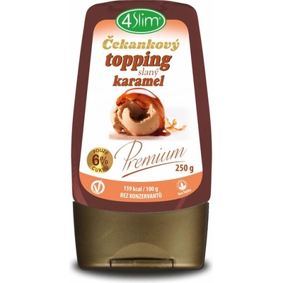 4SLIM Čakankový topping slaný karamel 250g