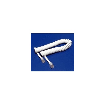 Goobay 50246 telefonní RJ10, 4/4, kroucený, 2m, bílý
