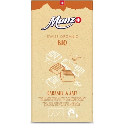 Munz Čokoláda slaný karamel Bio 100 g