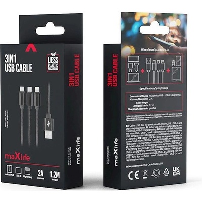 Maxlife USB кабел Maxlife - it-13050 (IT-13050)