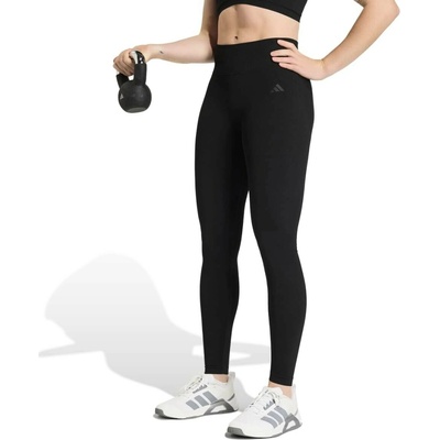 Dámske legíny adidas Workout Essentials Knit Scrunch Full Length Leggings Black