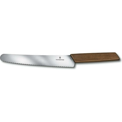Victorinox - Kuchynský nôž na chlieb SWISS MODERN 22 cm orech 6.9070.22WG
