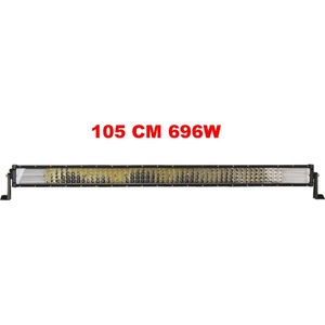  105 См 696W Мощен 7D 7Д Led Bar Лед Диоден Бар Прожектор 12V 24V 4 Редов
