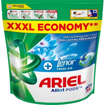 Ariel Fresh Air All in1+Lenor kapsule na pranie 44 PD