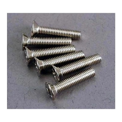 Traxxas кръстата винт M3x15mm потънала глава цинк. (6)