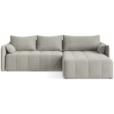 makamii Светлосив разтегателен ъглов диван с място за съхранение (десен ъгъл) Moku - Makamii (MOKU_RCF_41_P1_C6)