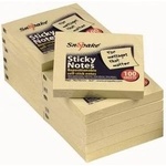 Snopake Sticky Notes 76x76 yellow 100 sheets