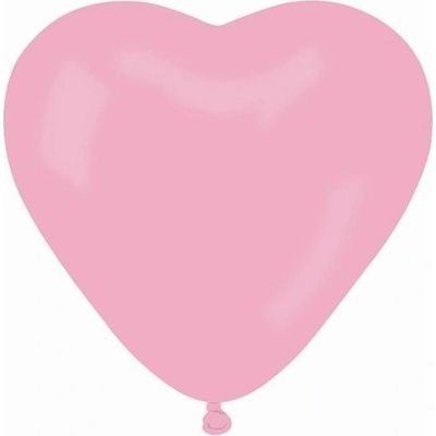 Paper Design Nafukovací balónky, růžové ve tvaru srdce