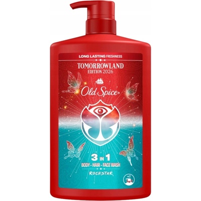 Old Spice Rockstar 3v1 sprchový gel a šampon pro muže XL 1000ml