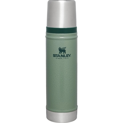 STANLEY 1913 Classic Legendary Thermos Bottle 0.59L - Thermos Keeps Hot or Cold for 18 Hours - Stainless Steel Thermos Flask - BPA Free - Dishwasher Safe - Hammertone Green - 100000115641