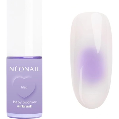 NEONAIL Baby Boomer Airbrush цветна пудра за нокти цвят Lilac 5 гр