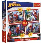 Trefl Puzzle - 4in1 - Heroic Spider-Man Trefl 34384