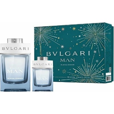 Bvlgari Man Glacial Essence Darčeková sada pánska parfumovaná voda 100 ml a pánska parfumovaná voda 15 ml