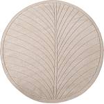 Ayyildiz Бежов кръгъл килим за открито и закрито ø 160 cm Nova 1204 - Ayyildiz Carpets (NOVA1601601204BEIGE)