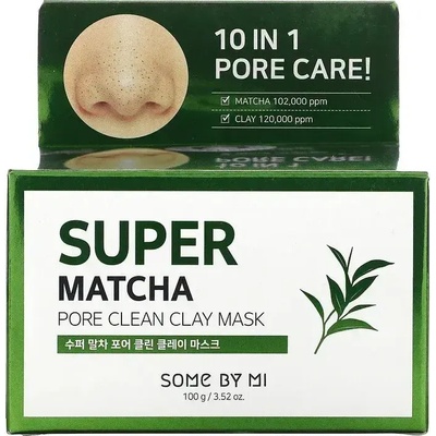 Some By Mi Super Matcha Pore Clean Clay Mask, почистваща глинена маска за лице (8809647391074)