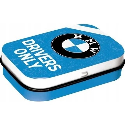 Nostalgic Art Mint Box BMW Drivers Only kovová krabička s mentolkami 15 g