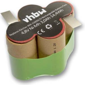 VHBW Батерия за Kärcher K55, 3000 mAh (800108876)