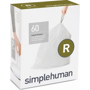 Simplehuman Sáčky 10 L typ R zatahovací 3 x 20ks 60 sáčků 15 µm CW0253-1